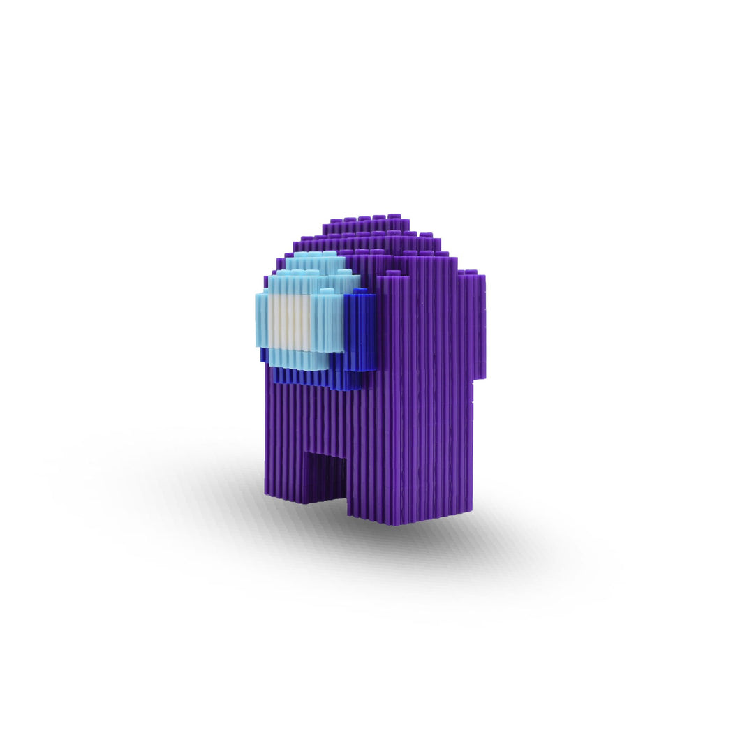 Purple Crewmate  - 3D Set